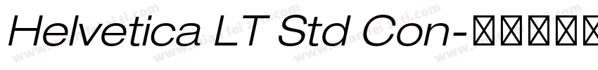 Helvetica LT Std Con字体转换